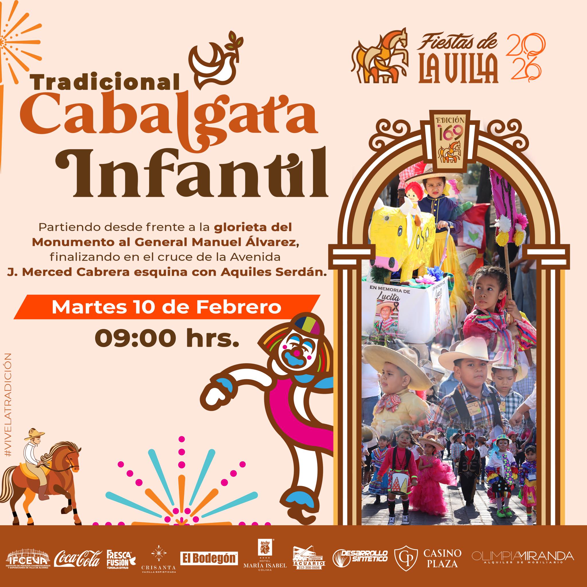 Nos vemos en la Cabalgata Intantil de preescolares para vivir con ellos la fiesta que tanto nos une