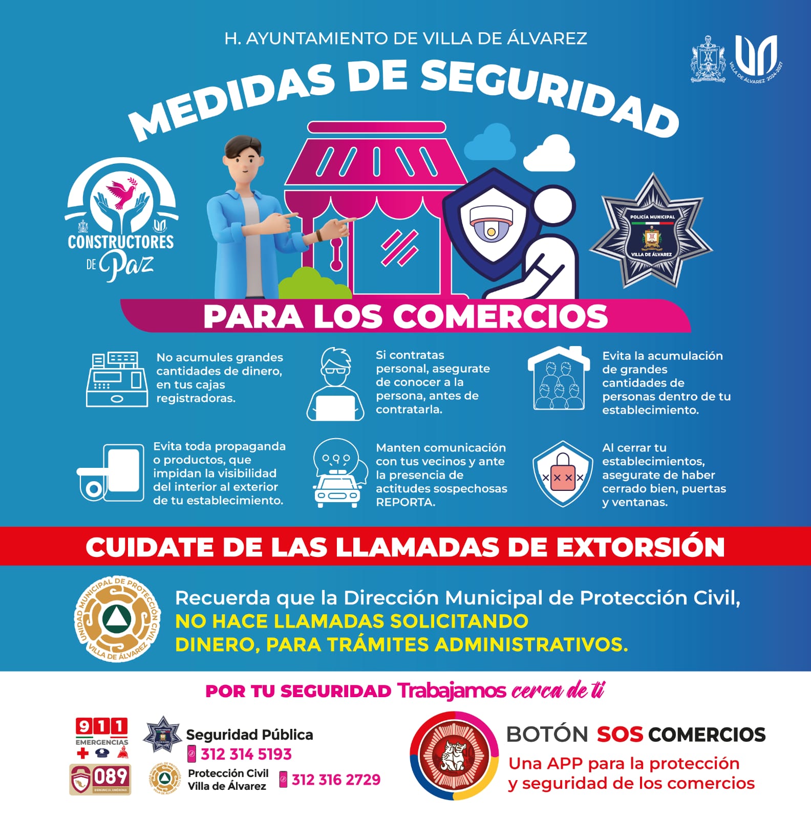 Cuidate de las llamadas de #Extorción