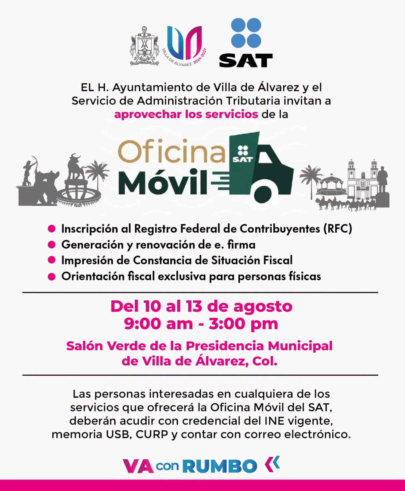 El SAT llega a Villa de Álvarez!
