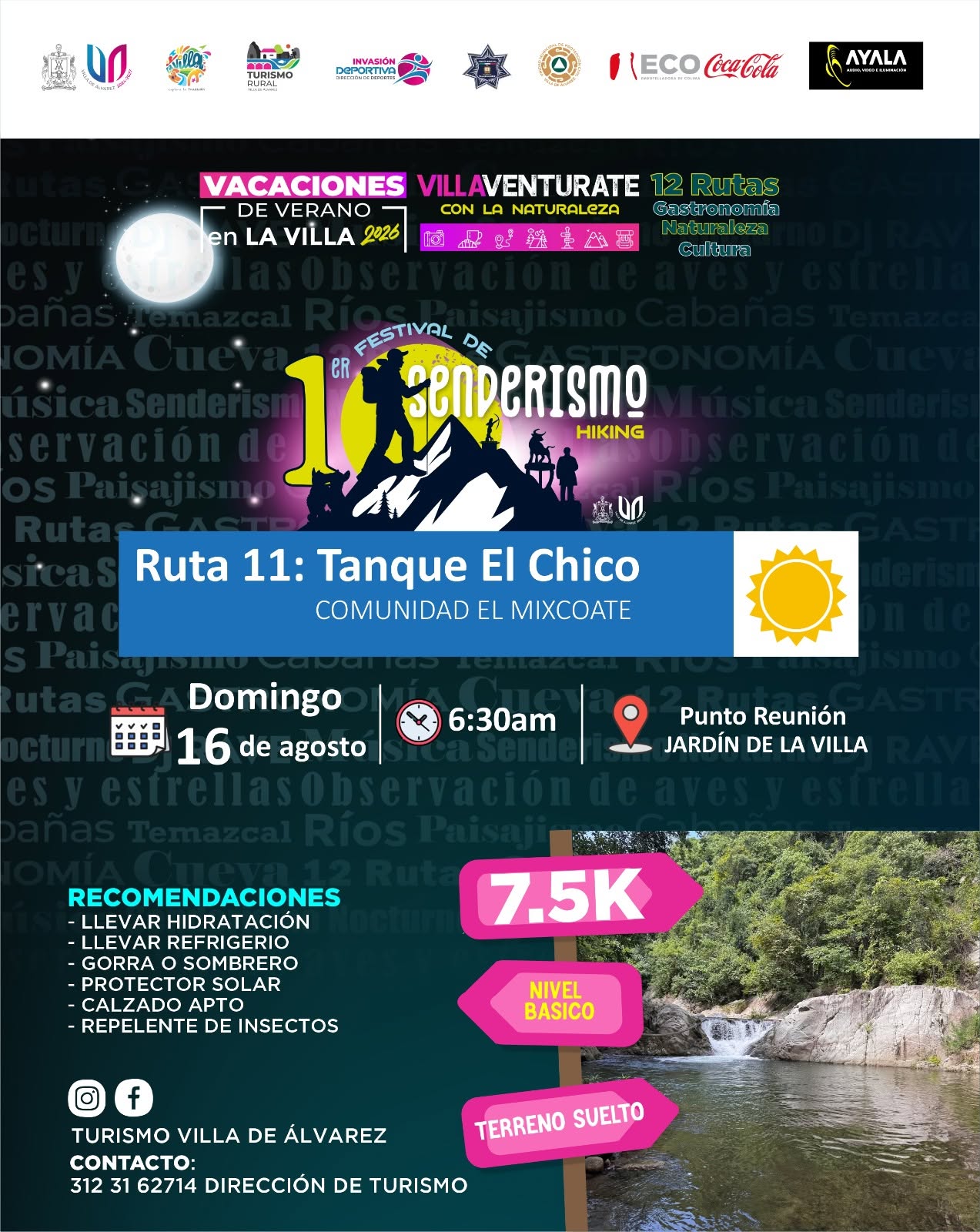 ¡Aventura, naturaleza y un refrescante chapuzón te esperan en el Tanque El Chico.